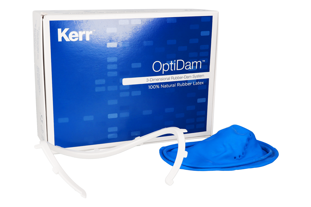 OptiDam 10 шт. + анатомическая рамка Kerr