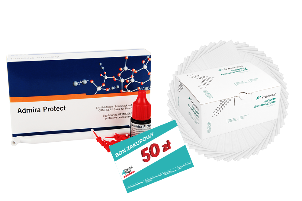 Admira Protect 4,5 мл VOCO + BON 50 зл. Салфетки стоматологические складные 500 шт. - Белый.