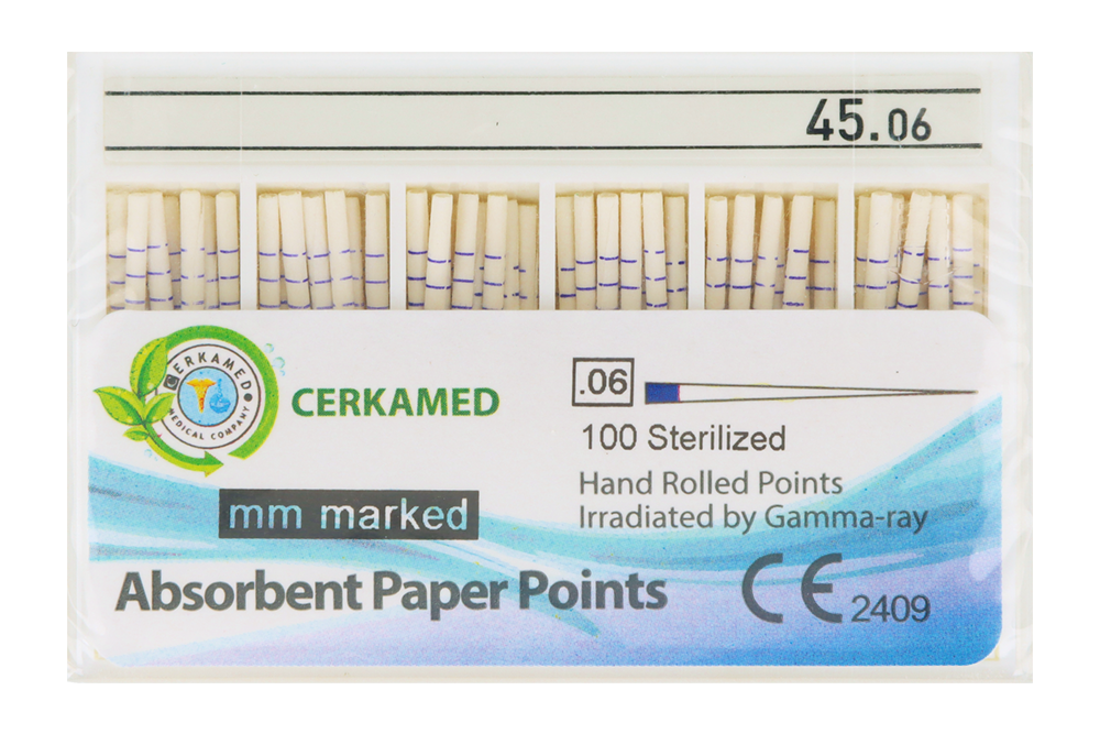 Бумажные штифты 6% 100 шт. Cerkamed