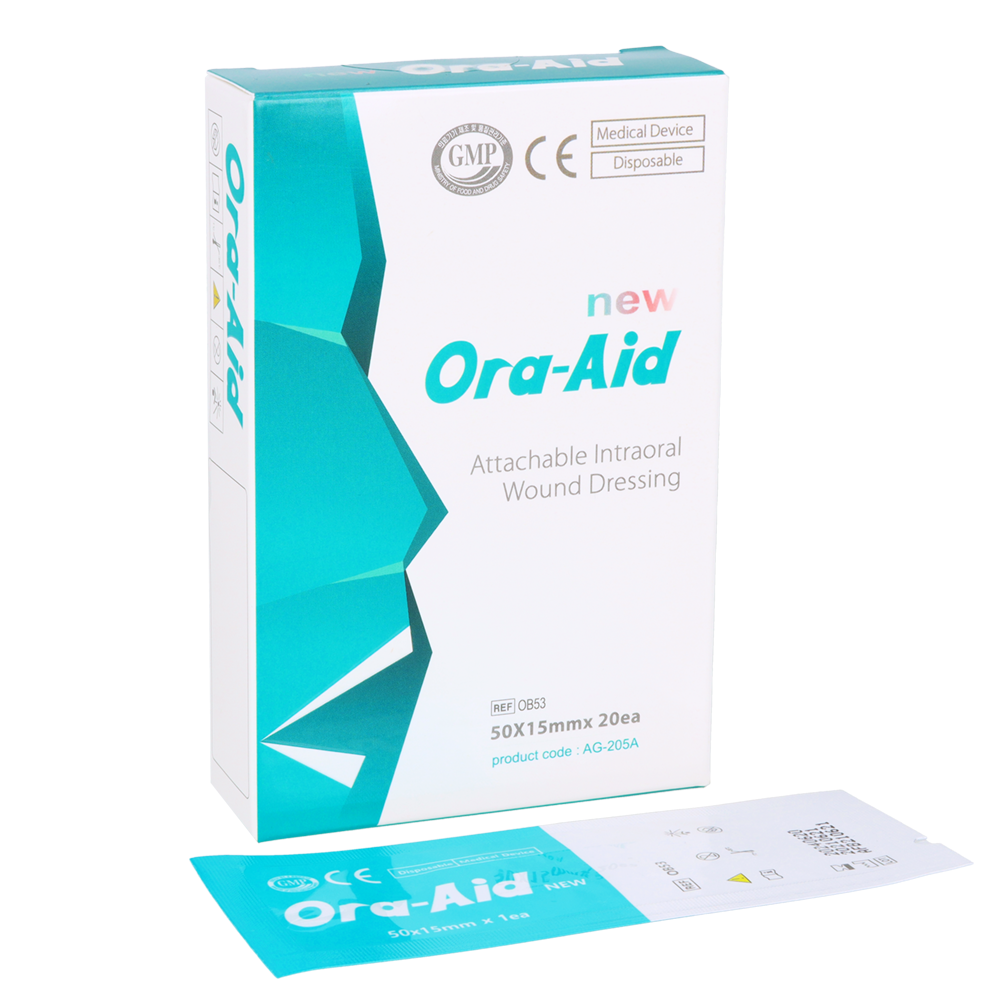Самоклеящийся внутриротовой пластырь 20 шт. Ora-Aid