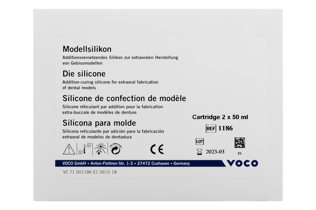 Modelsilikon картриджи 2 × 50 мл VOCO