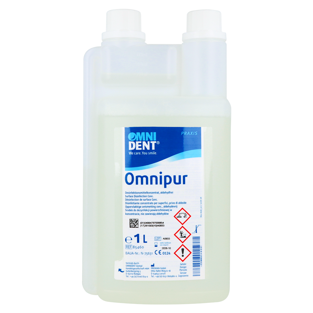Концентрат для дезинфекции инструментов Omnipur 1 л Omnident