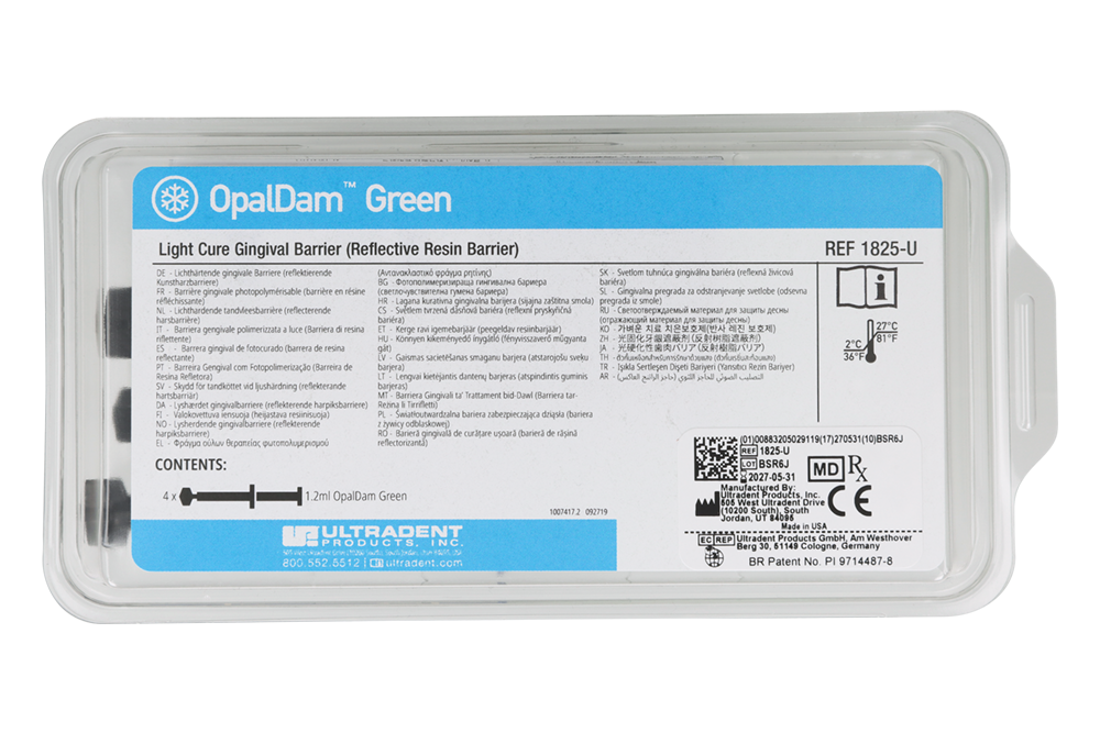 OpalDam Green жидкий коффердам 1,2 мл × 4 шт. Ultradent