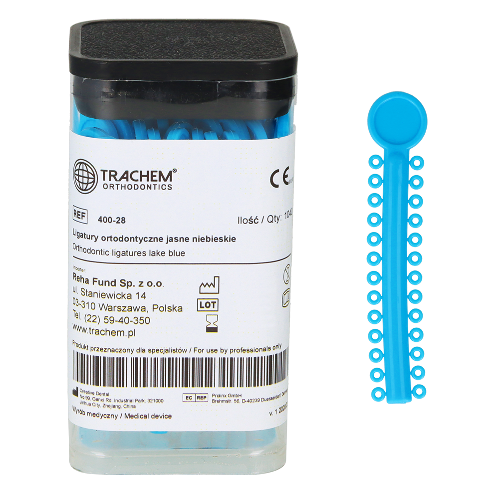 Ортодонтические резинки, 1040 шт. Trachem
