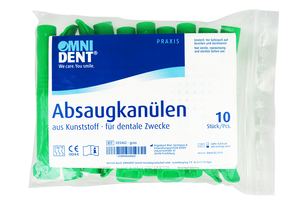 Хирургическая аспирационная канюля 10 шт. Omnident