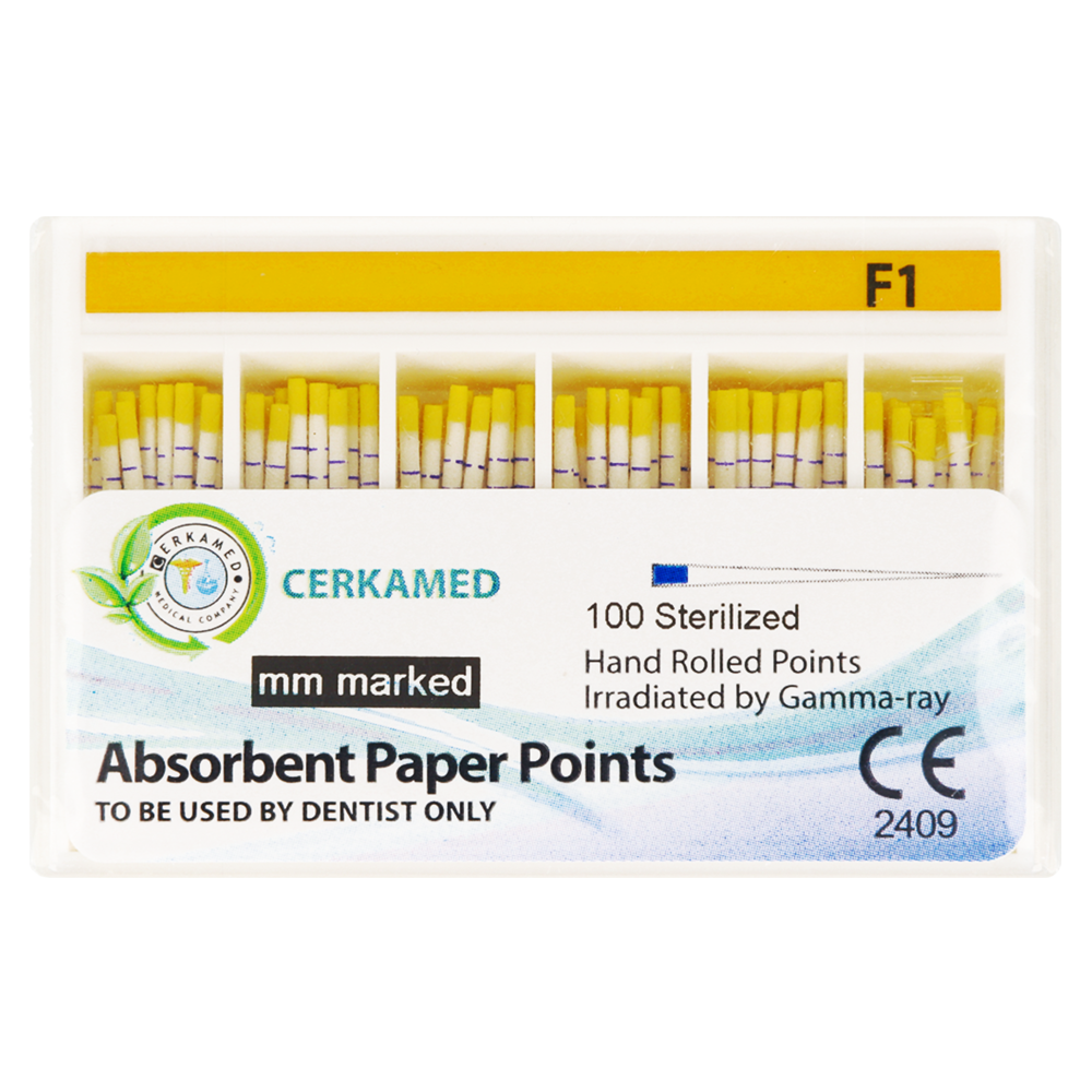 Бумажные штифты ProTaper 100 шт. Cerkamed
