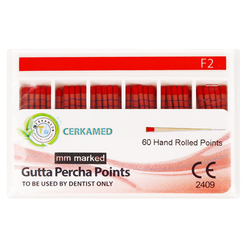 Гуттаперчевые штифты ProTaper, 60 шт. Cerkamed