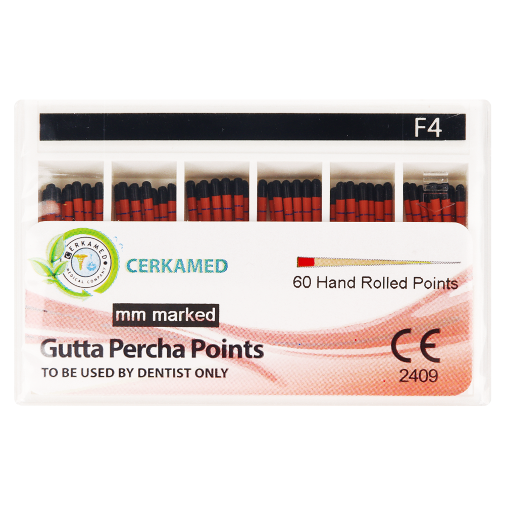Гуттаперчевые штифты ProTaper, 60 шт. Cerkamed