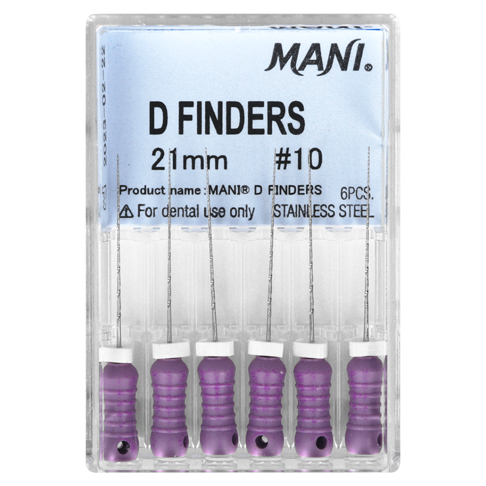 Ручные файлы D-Finders 6 шт. Mani