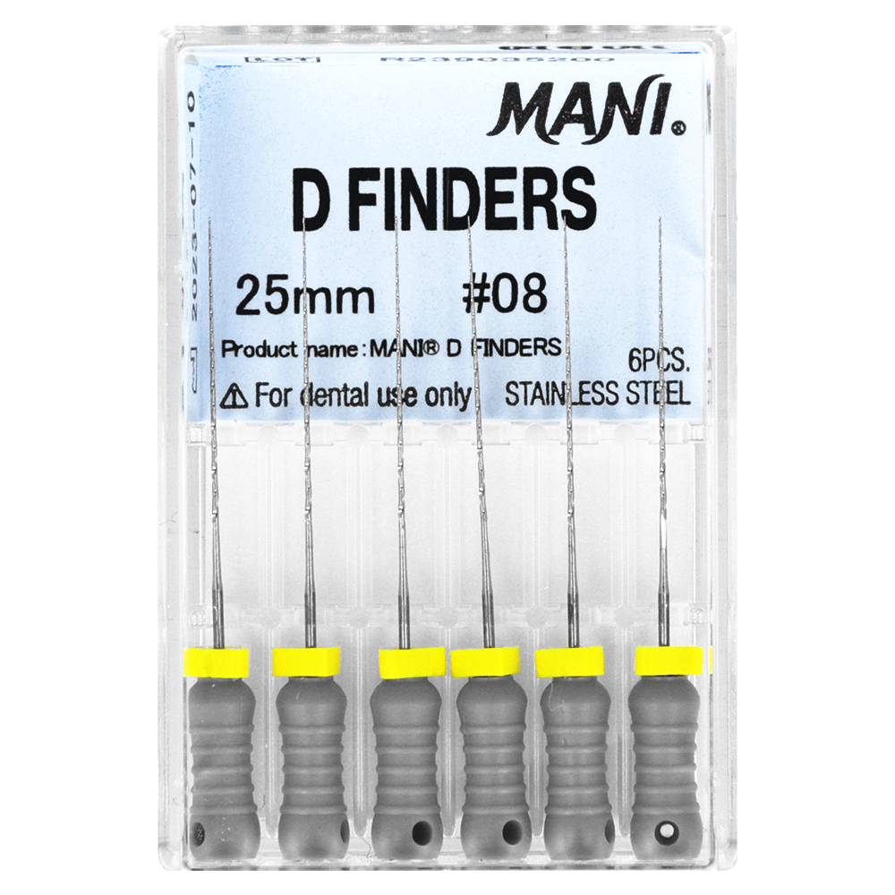 Ручные файлы D-Finders 6 шт. Mani