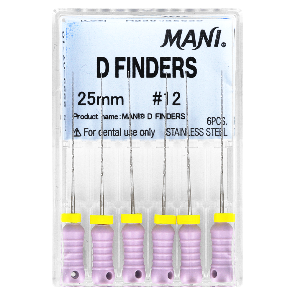 Ручные файлы D-Finders 6 шт. Mani