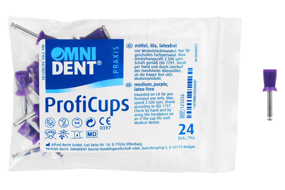 Полировочные резинки ProfiCups, 24 шт. Omnident