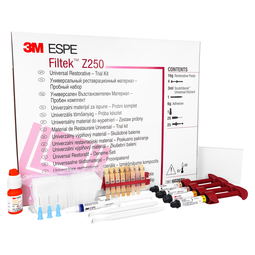 Filtek Z250 набор (4×4 г + Adper Single Bond) 3M