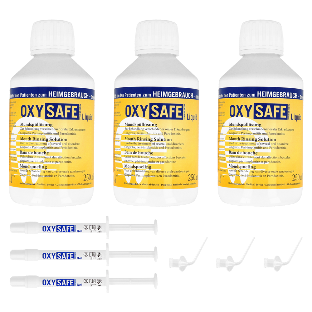 OXYSAFE Professional (3 шприца по 1 мл + 3 флакона по 250 мл) Hager