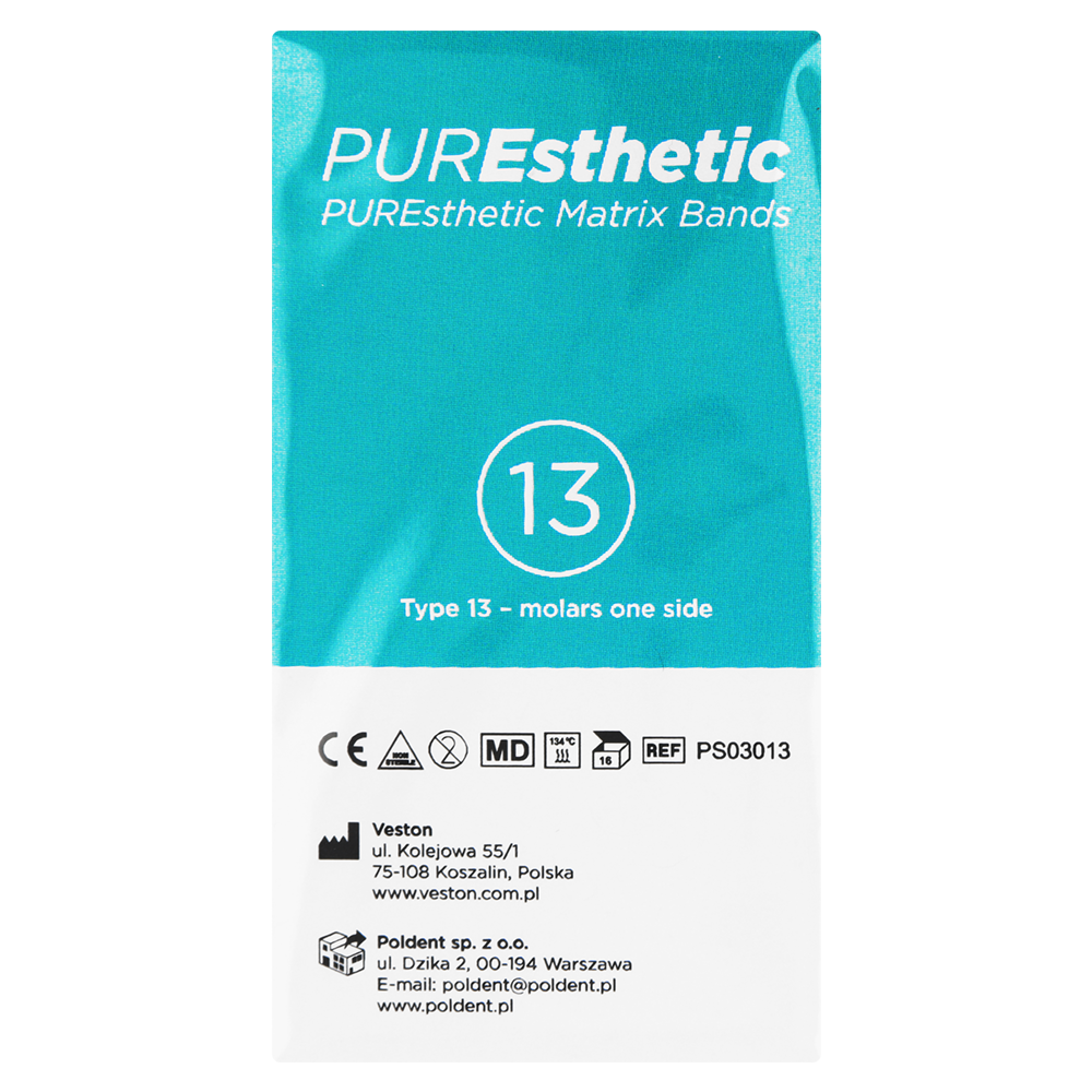 Металлические полоски PUREsthetic 16 шт. Poldent