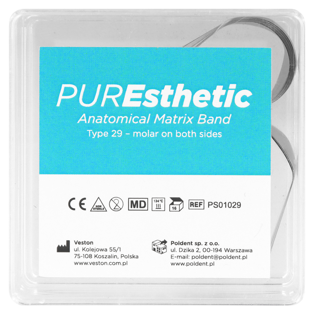 Полоски для матриц PUREsthetic 16 шт. Poldent