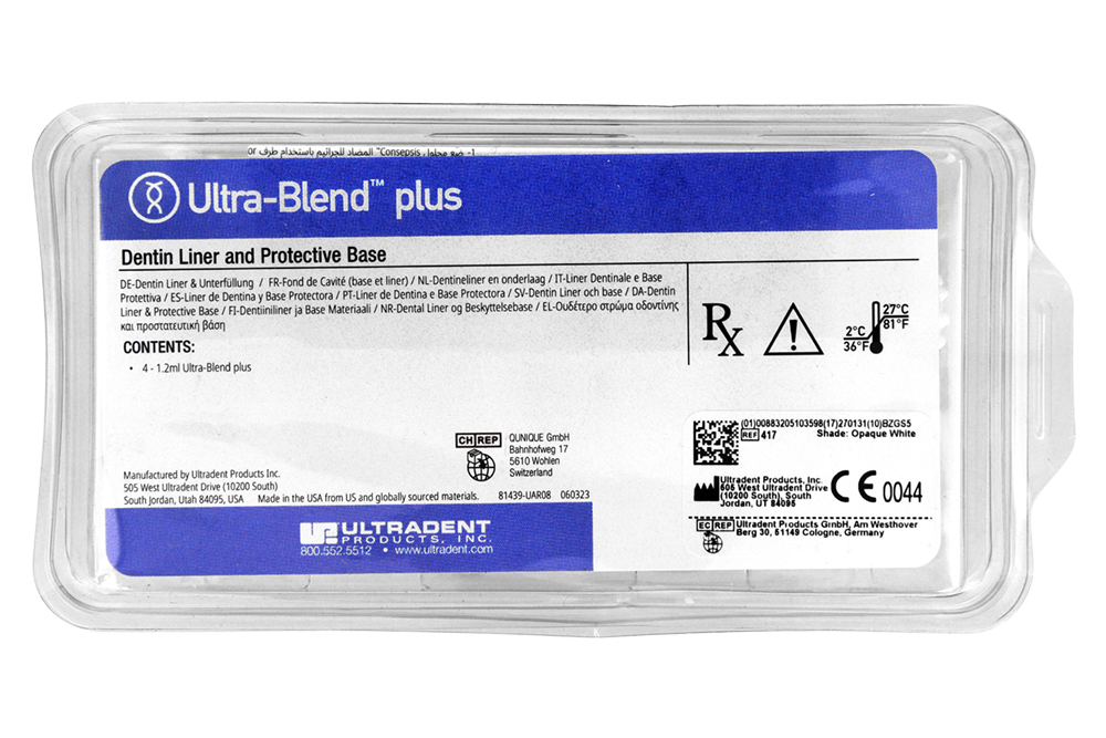 Ultrablend Plus (белый) 1,2 мл × 4 шт. Ultradent