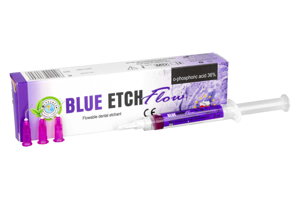 Протравка Blue Etch Flow 36% 2 мл Cerkamed