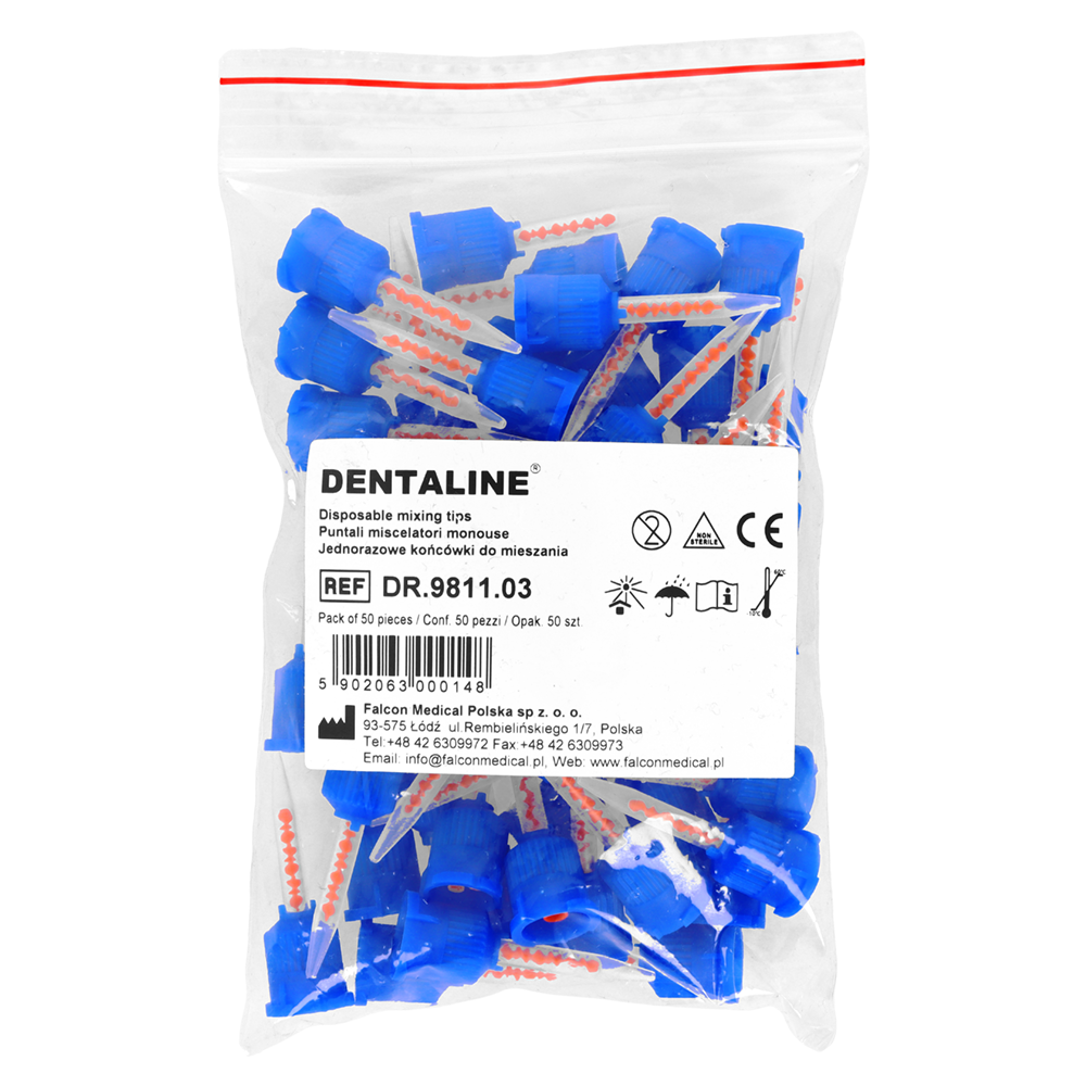 Смешивающие насадки, 50 шт. Dentaline
