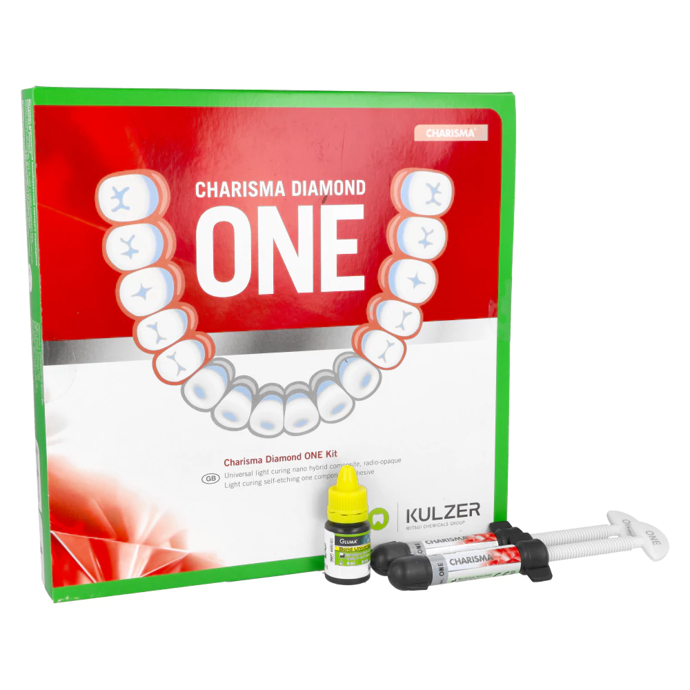 Charisma Diamond ONE набор 2×4 г + Gluma Bond 4 мл Kulzer
