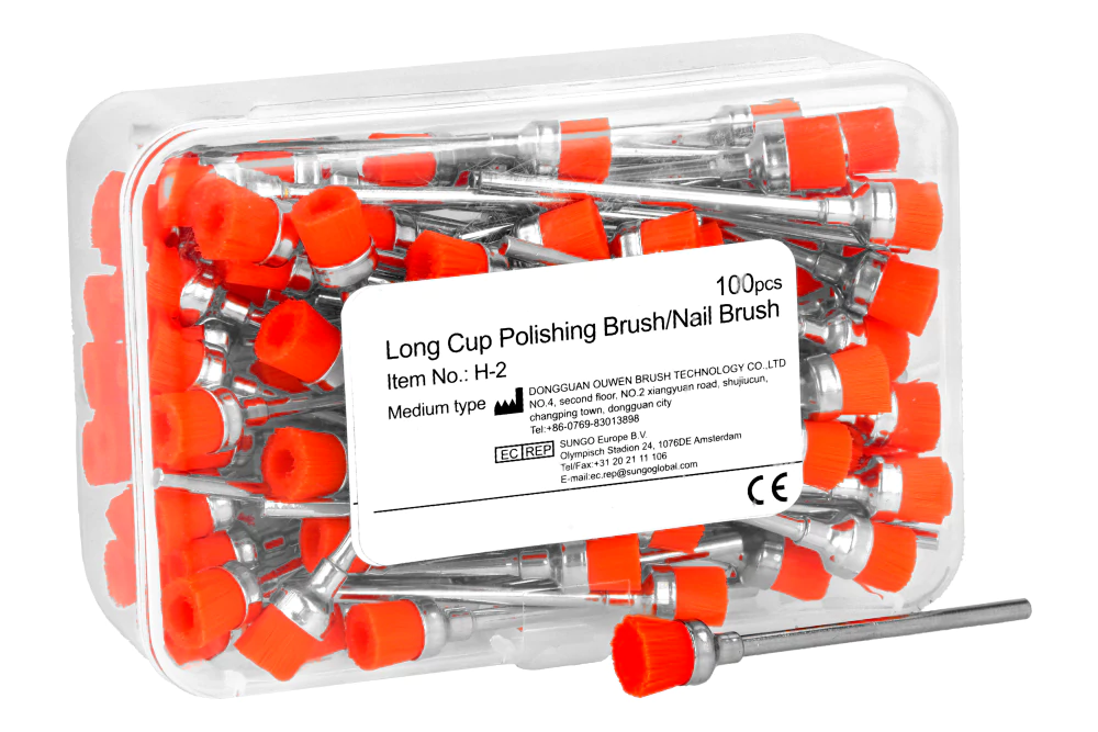 Полировочные чашечки с длинной ножкой 100 шт.