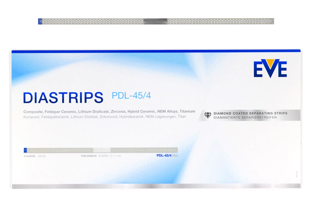 Алмазные полоски Diastrips, 9 шт. EVE