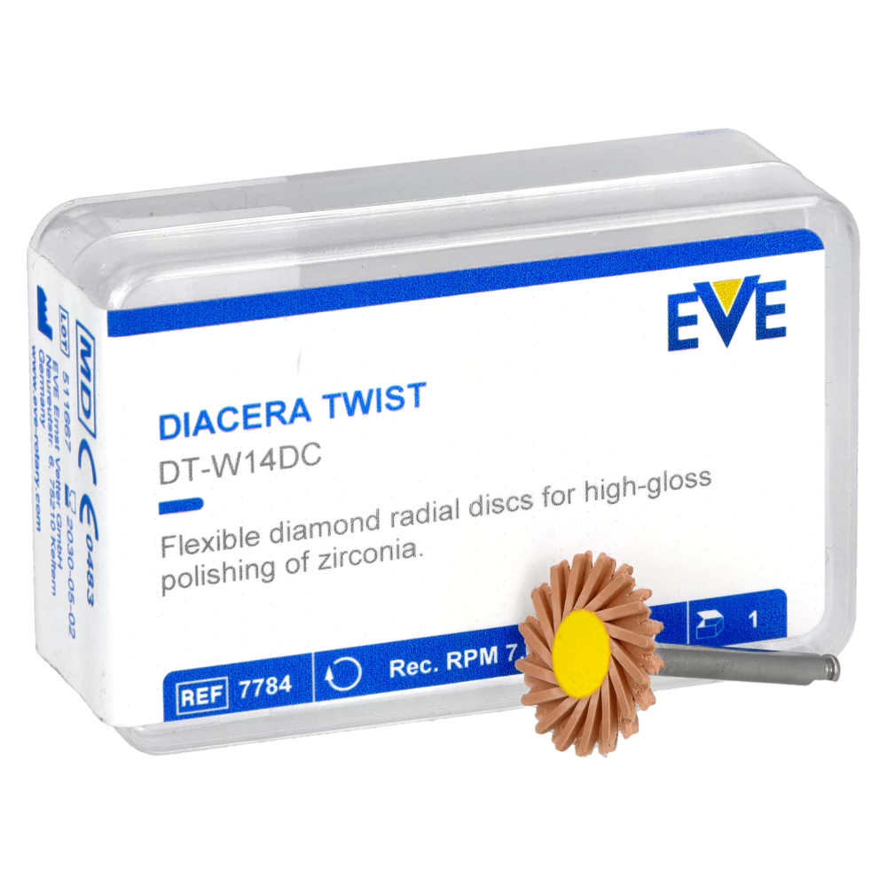 Алмазная полировочная резинка Diacera, 1 шт. EVE