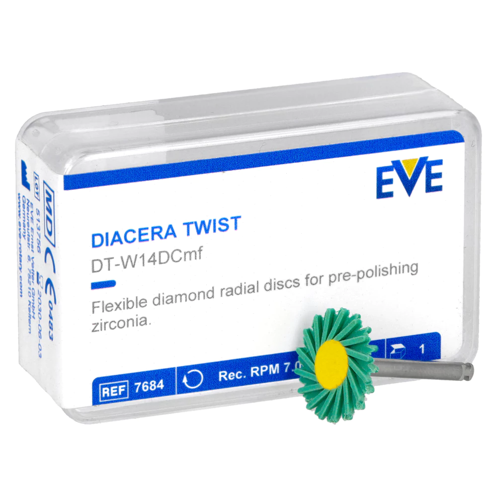 Алмазная полировочная резинка Diacera, 1 шт. EVE