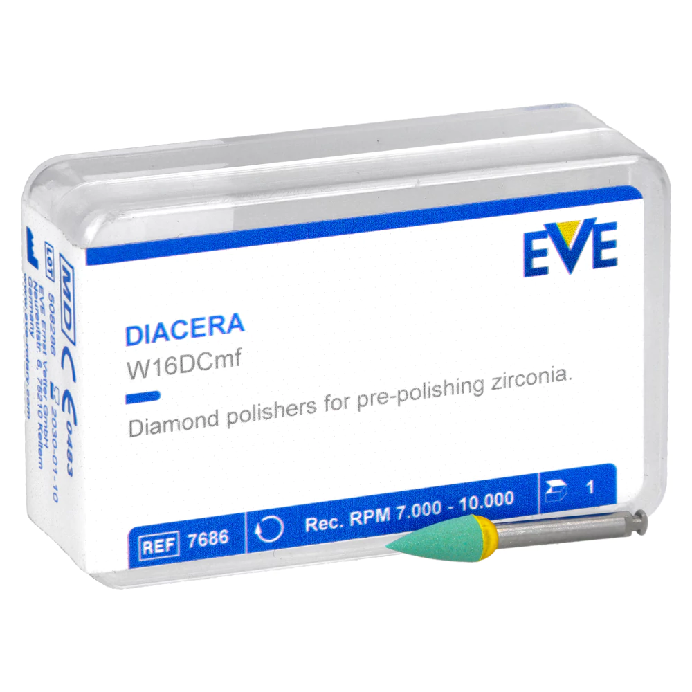 Алмазная полировочная резинка Diacera, 1 шт. EVE