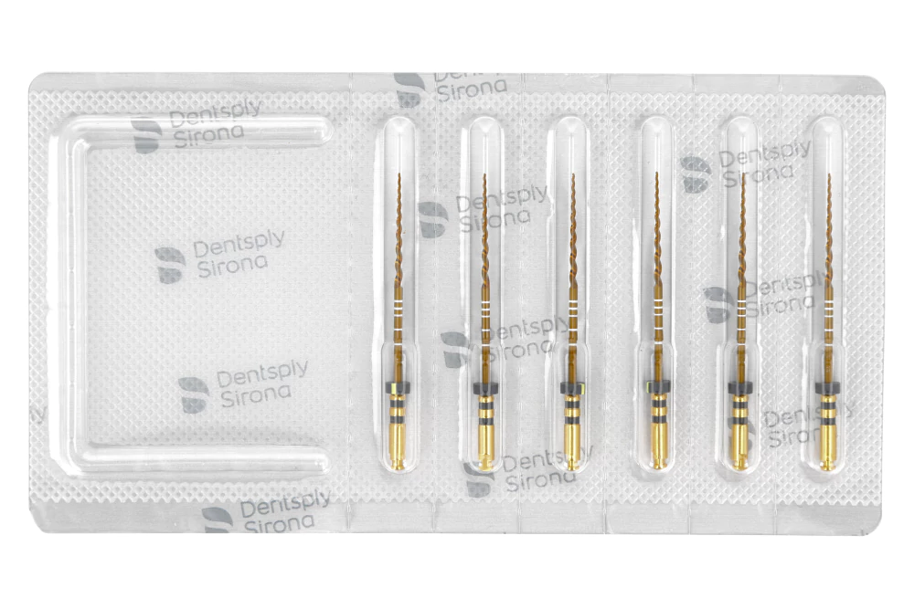 Машинные файлы ProTaper Gold 6 шт. Dentsply Sirona