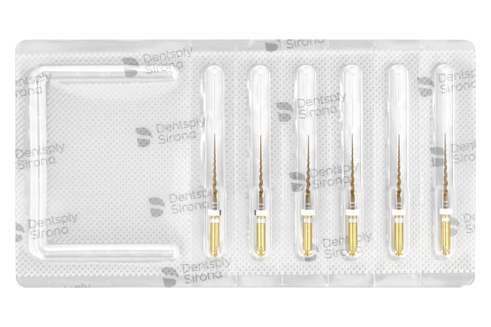 Машинные файлы ProTaper Gold 6 шт. Dentsply Sirona
