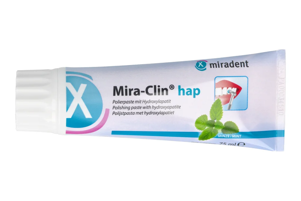 Полировочная паста Mira-Clin hap 75 мл Miradent