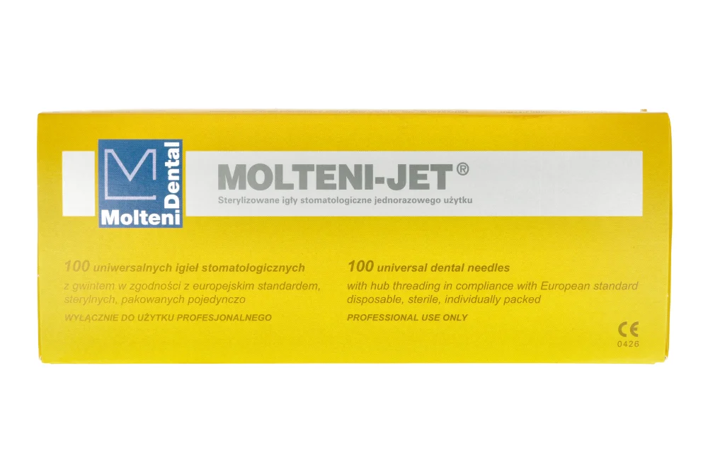 Иглы для карпульного шприца 100 шт. Molteni-Jet