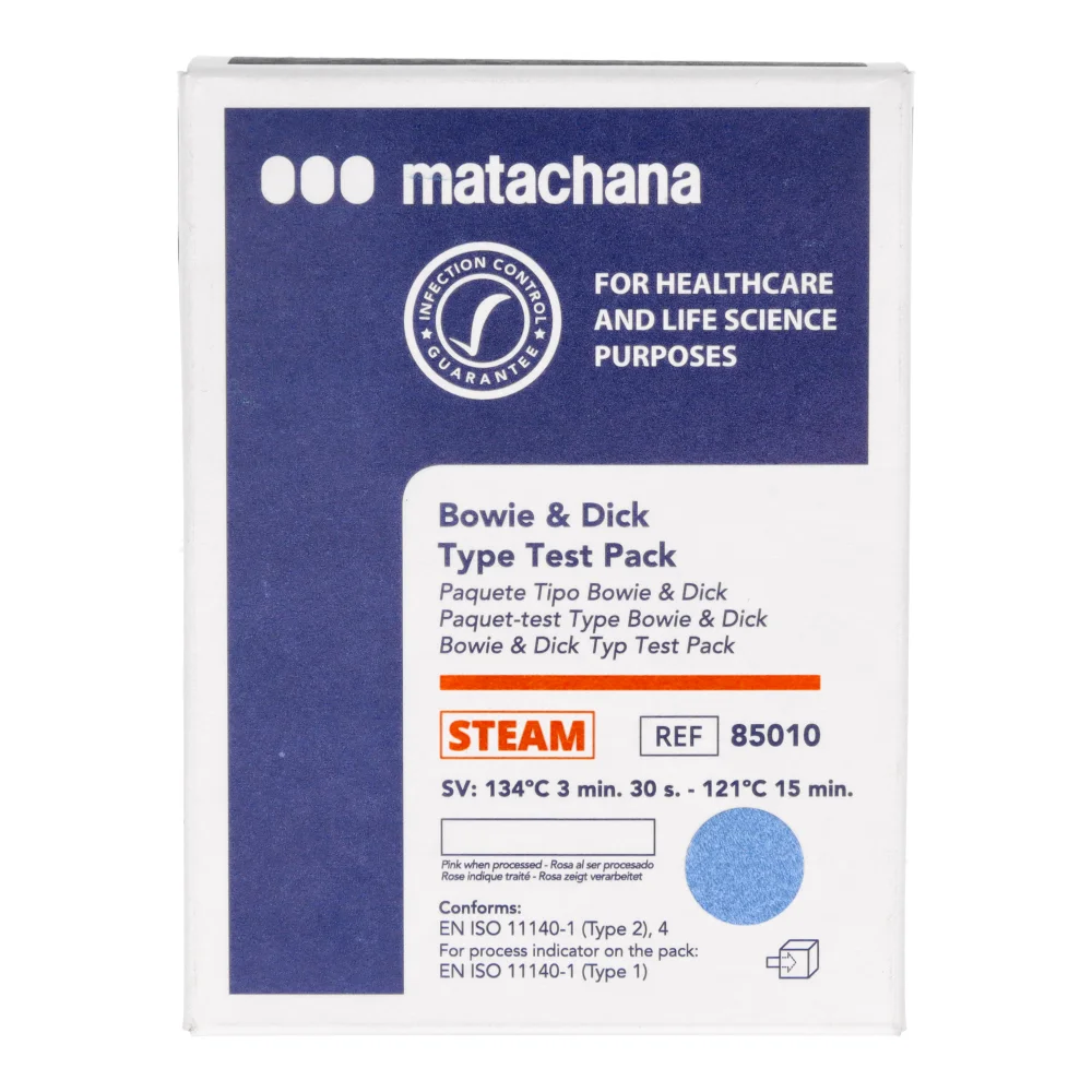 Тесты Боуи-Дика для паровой стерилизации Matachana