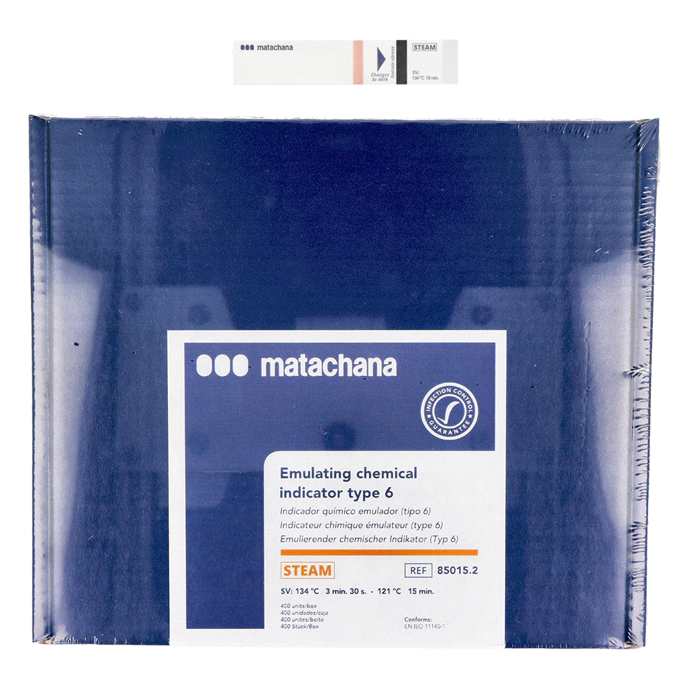 Химический индикатор стерилизации кл. 6 400 шт. Matachana