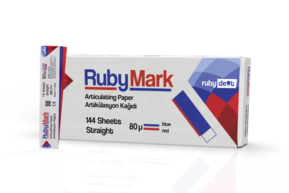 RubyMark калька 80 мкм прямая 144 шт. RubyDent