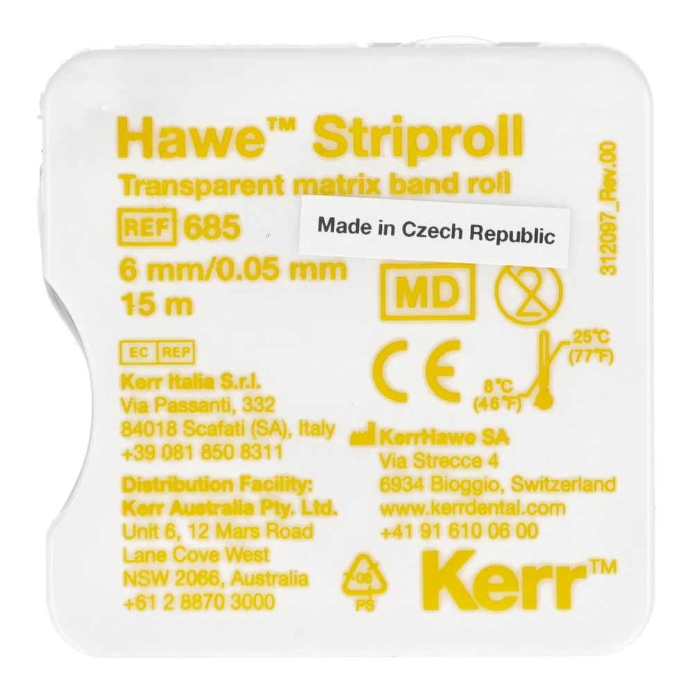 Целлулоидная полоска Hawe Striproll 15 м Kerr