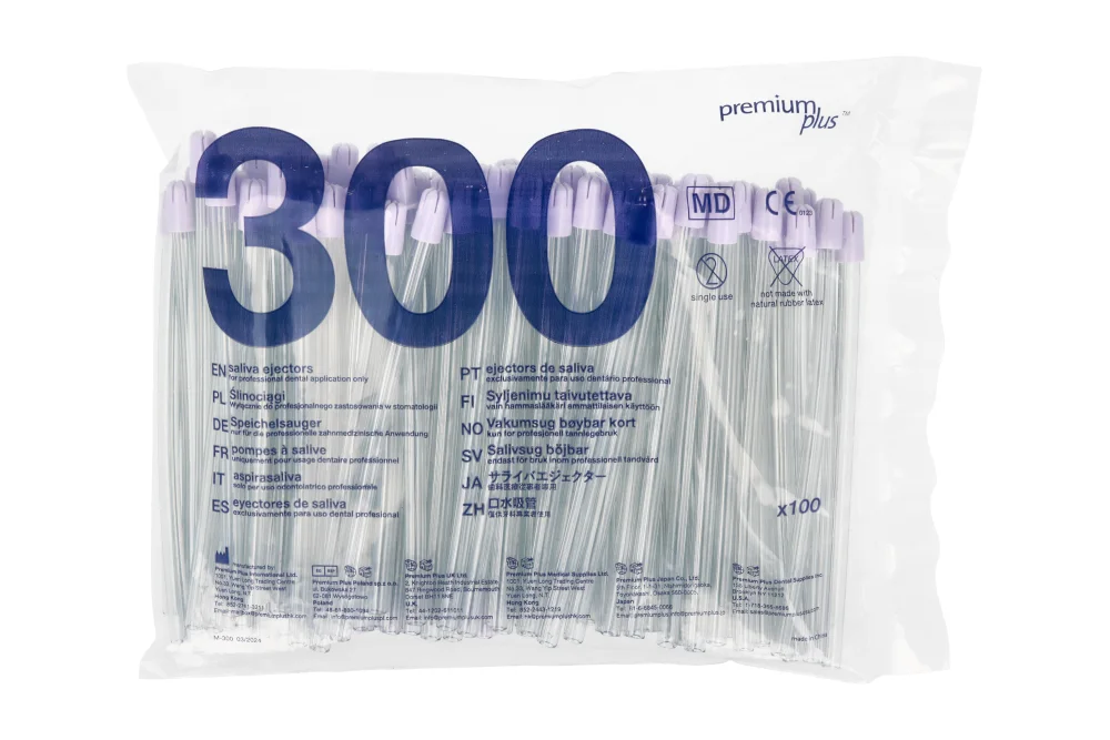 Насадки для слюноотсоса 100 шт. Premium Plus