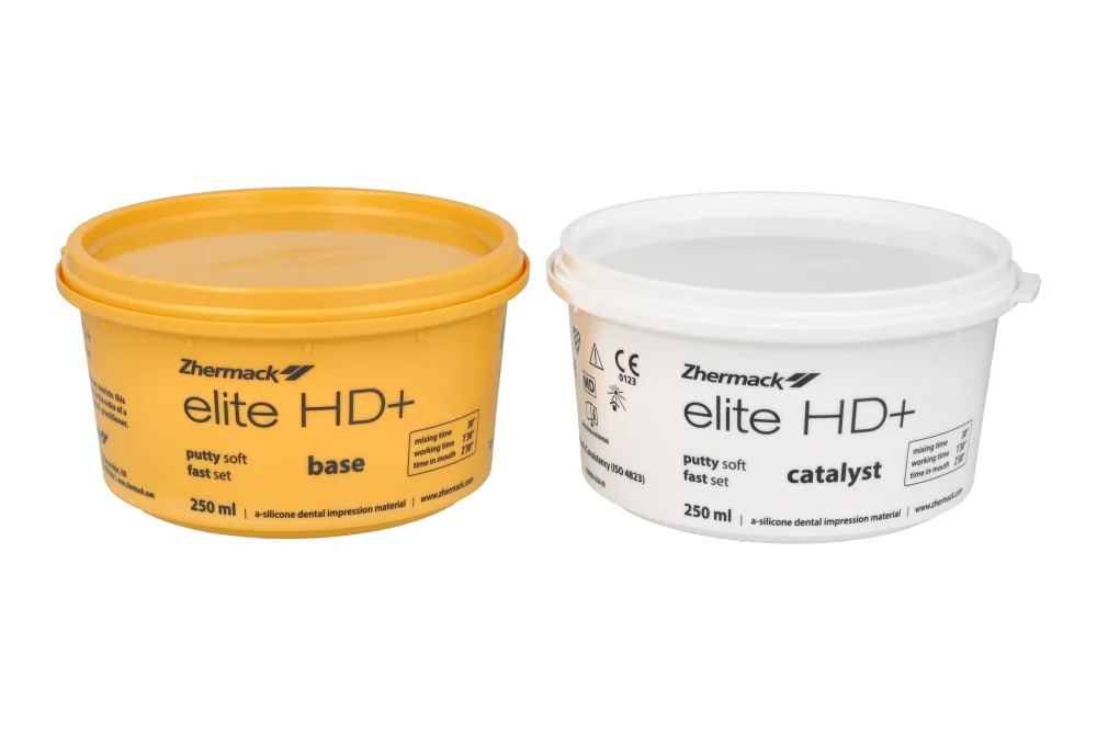 А-силикон база Elite HD+ Putty Soft 250 мл × 2 шт. Zhermack