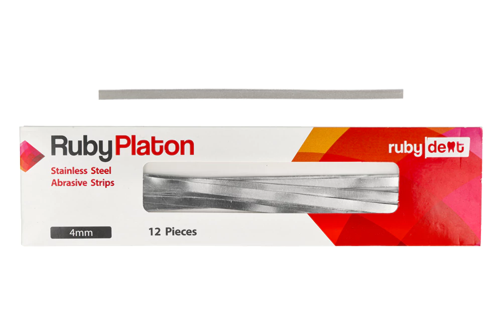 Абразивные полоски RubyPlaton 4 мм × 12 шт. RubyDent