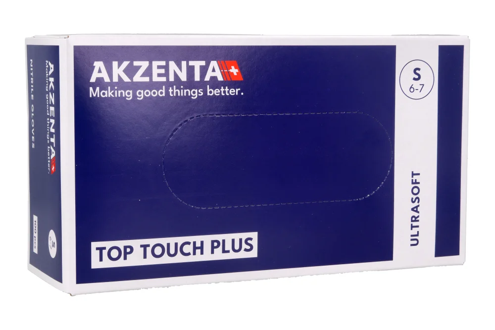 Нитриловые перчатки Ice Blue Akzenta 100 шт.