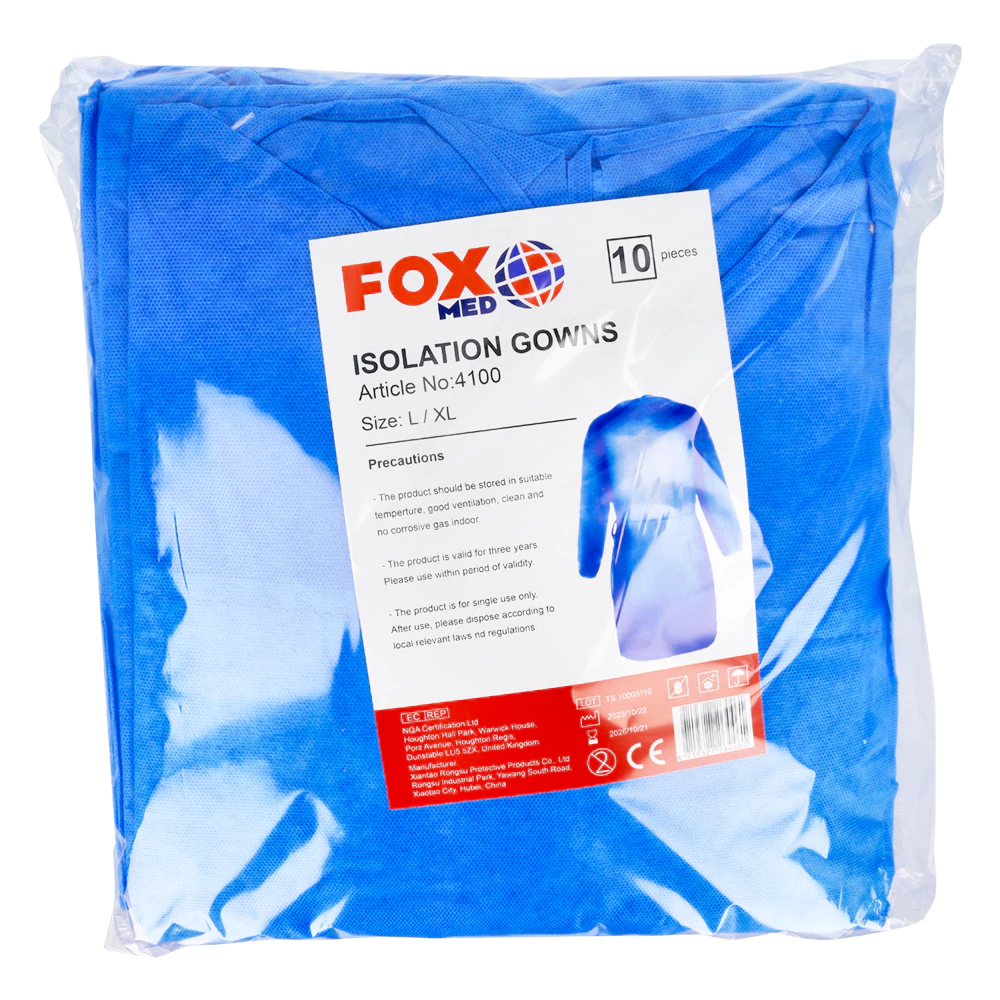 Медицинский халат L/XL 10 шт. Foxmed