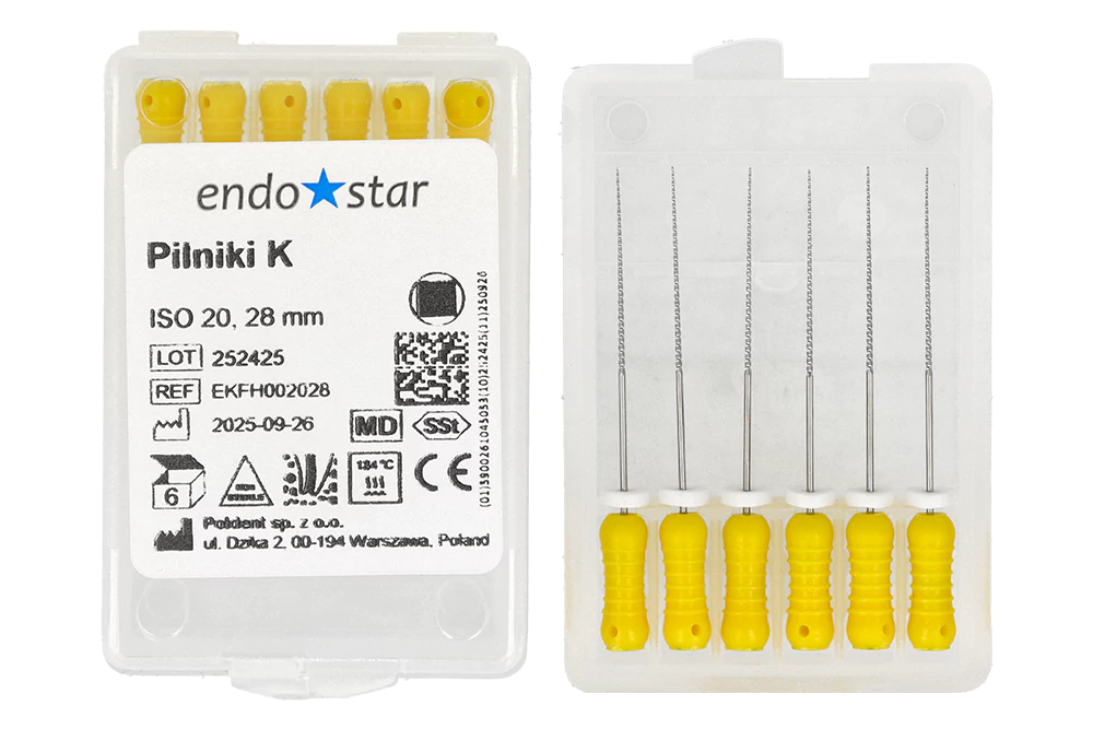 К-файлы Endostar, 6 шт.