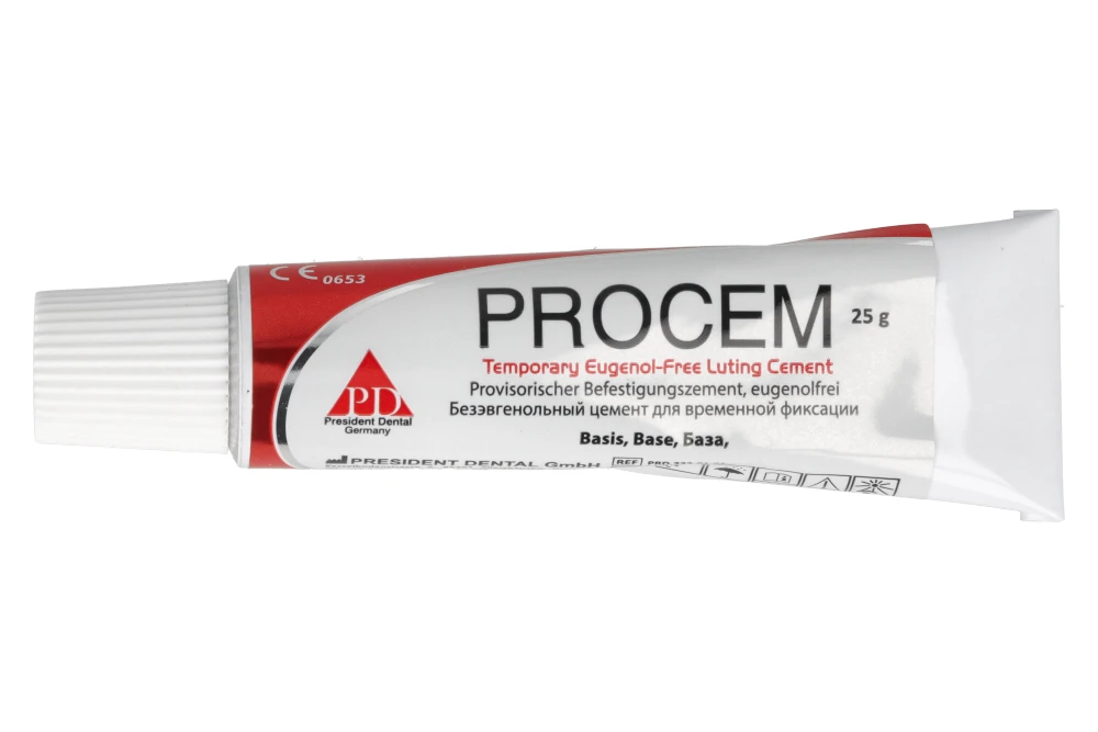 PROCEM эвгенольный цемент 25 г × 2 шт. President Dental