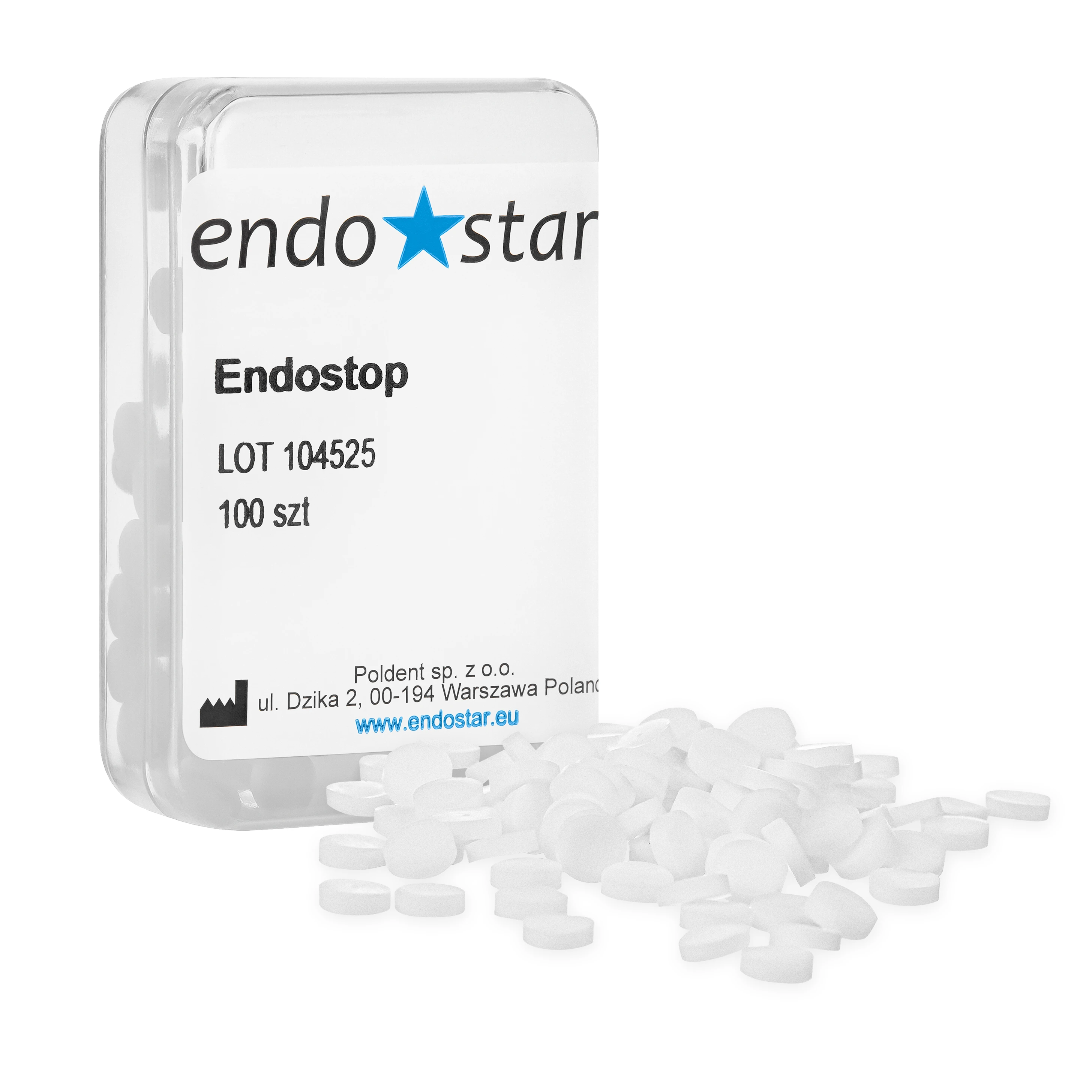 Силиконовые стопперы Endostop 100 шт. Endostar