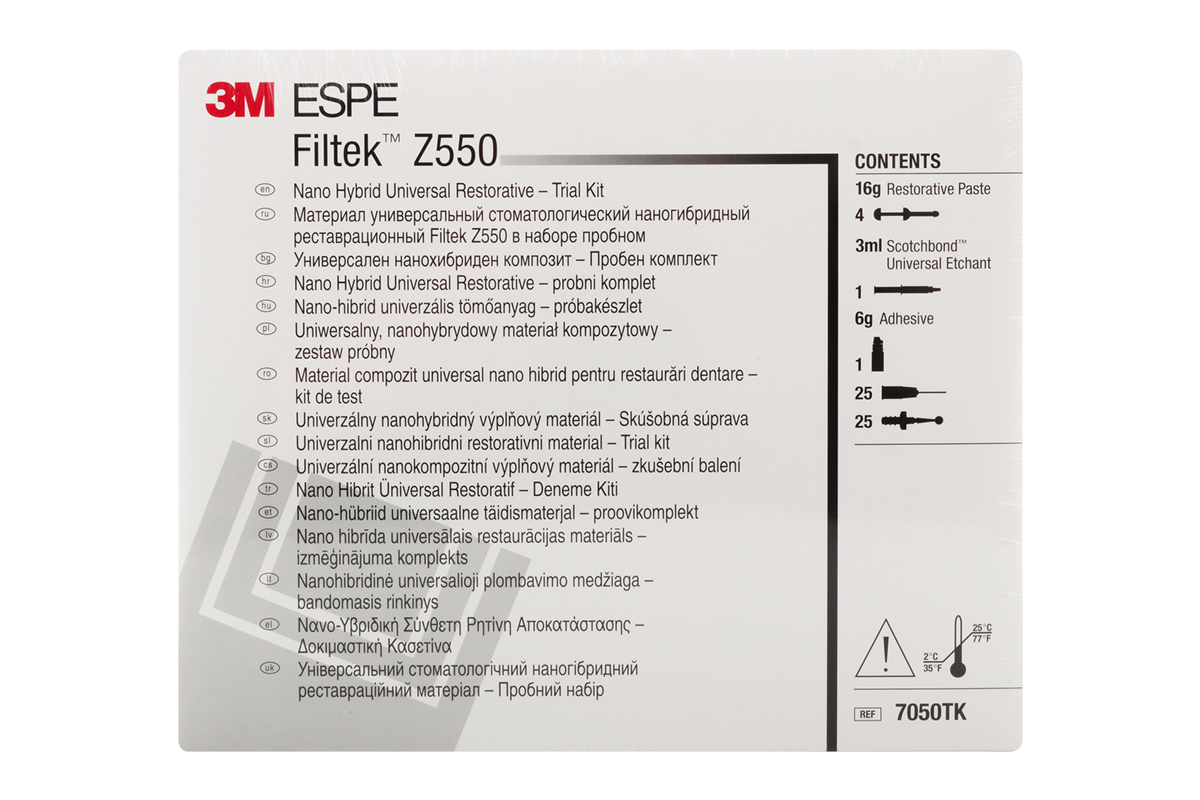 АКЦИЯ Набор Filtek Z550 (4 × 4 г + Adper Single Bond 6 г) 3M до 11.04.2026