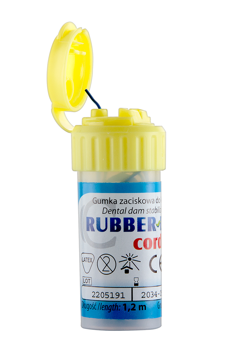 Латексная нить для коффердама Rubber-Dam Cord 1,2 м Cerkamed