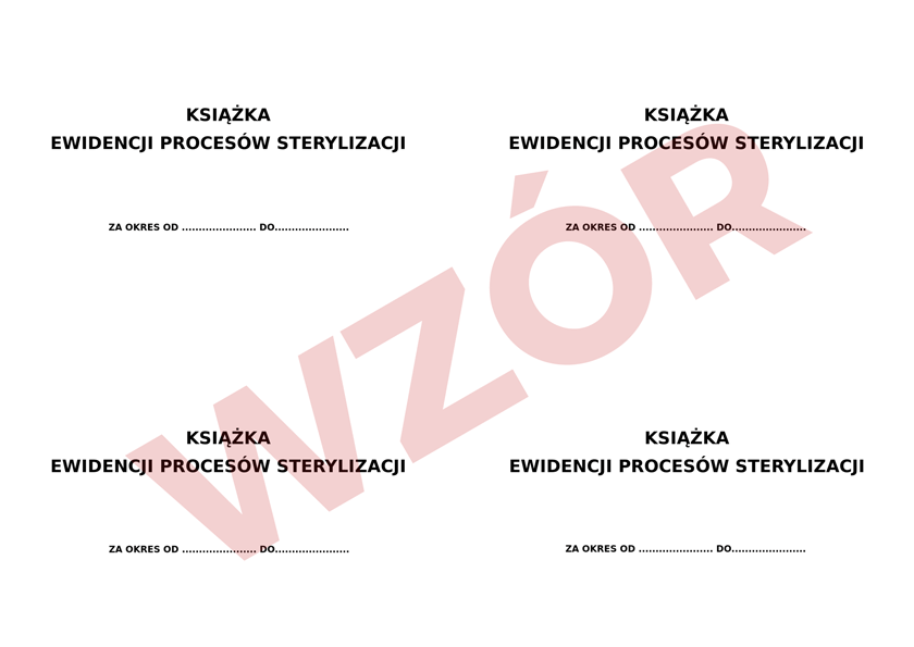 Наклейки – Журнал учёта процессов стерилизации