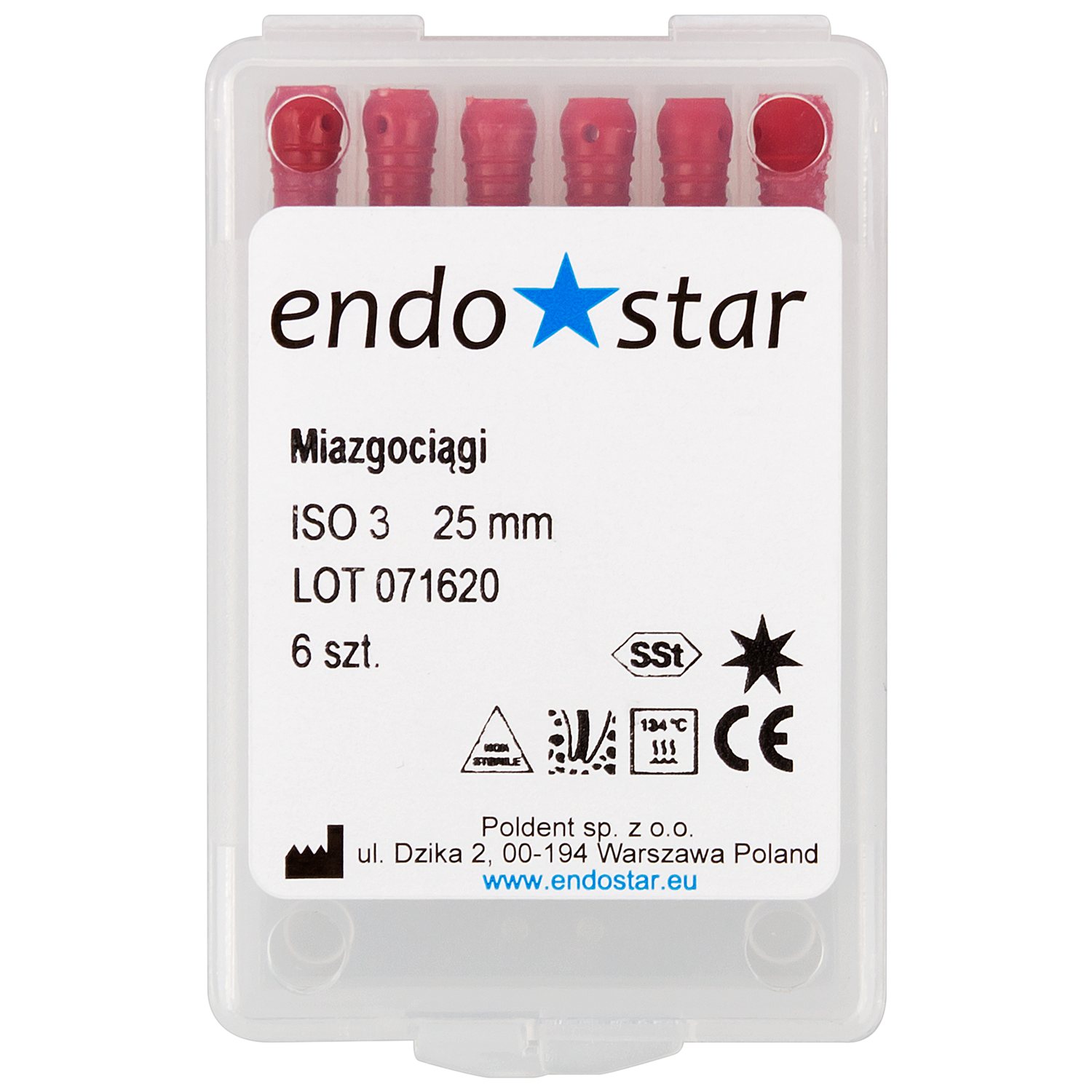 Пульпоэкстракторы 6 шт. Endostar