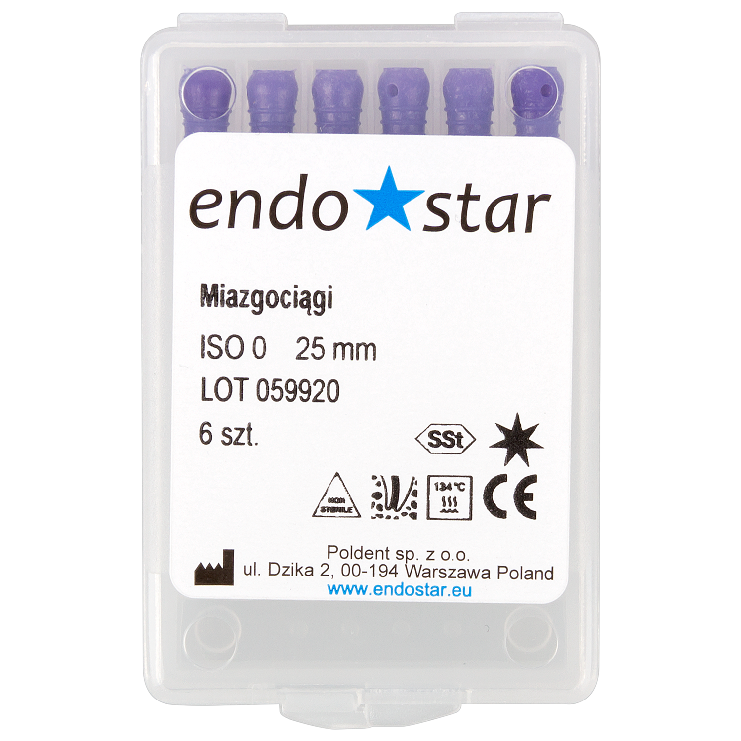 Пульпоэкстракторы 6 шт. Endostar